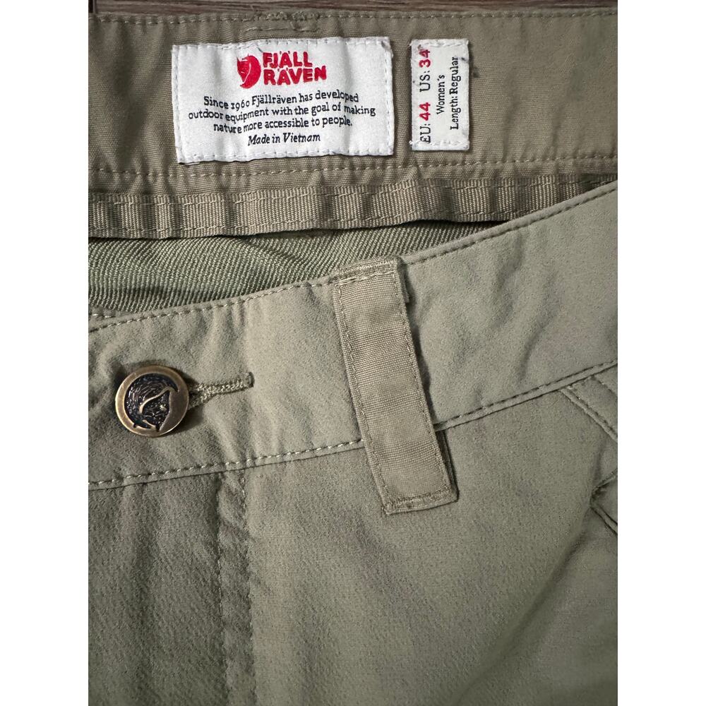 Fjallraven G-1000 89236 Nikka Hiking Trousers Women's 34 Regular Tan - Picture 5 of 9